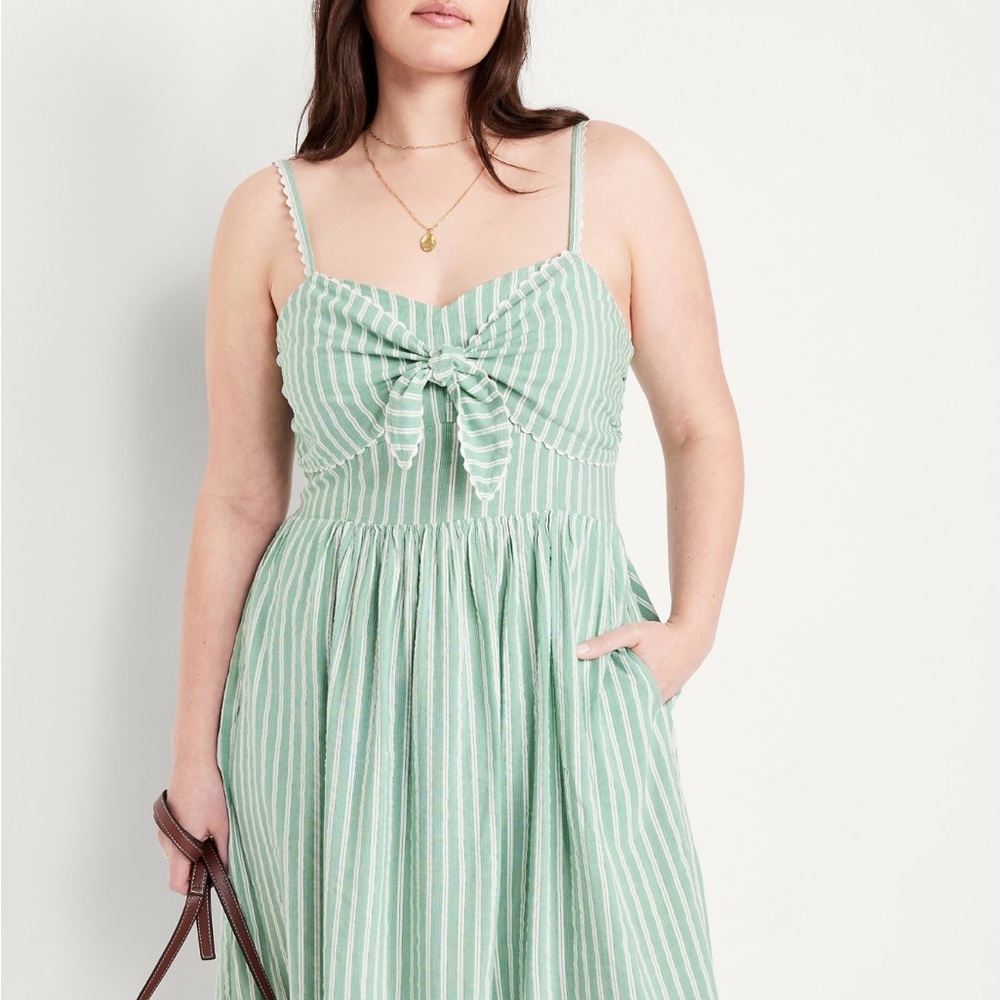 Green Striped Dress (Tall)